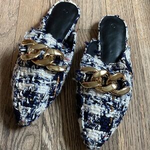 Woven Slip On Shoes